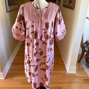 NWT Knox Rose Pink Floral Dress Size XXL